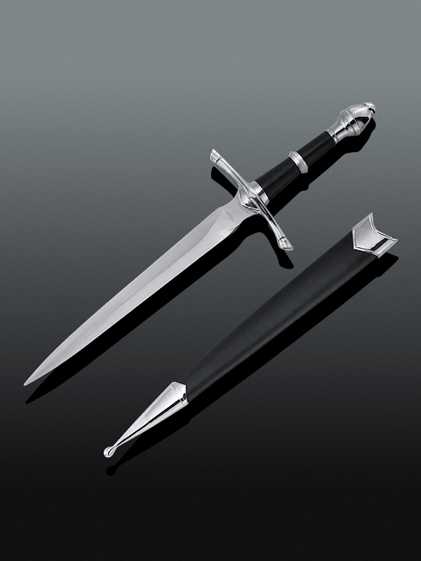 IMG 4 Medieval Dagger 14" with Scabbard - Image 4