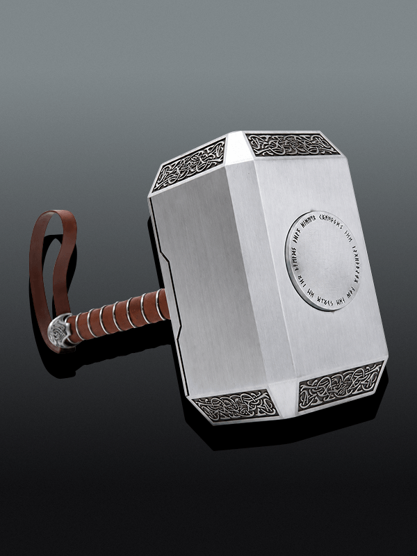 IMG 4 The Powerful Thor Hammer 1:1 Mjolnir Metal Replica - Image 2