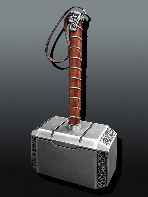 IMG 5 The Powerful Thor Hammer 1:1 Mjolnir Metal Replica - Image 3