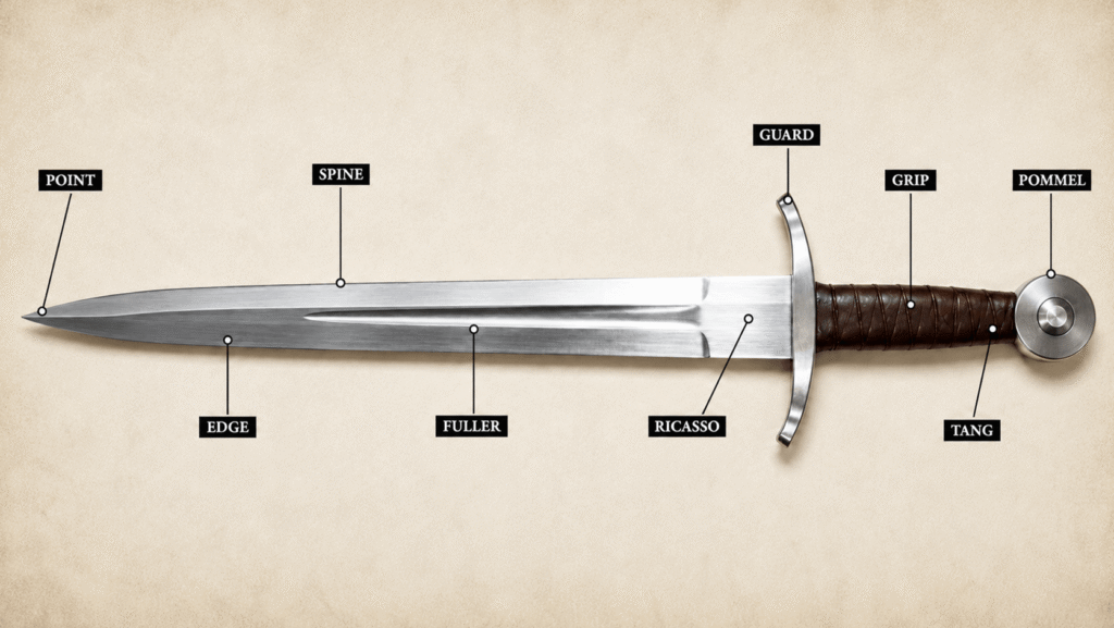What Are the Main Parts of a Sword?