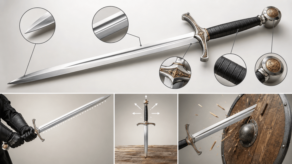 How All the Parts of a Sword Work Together