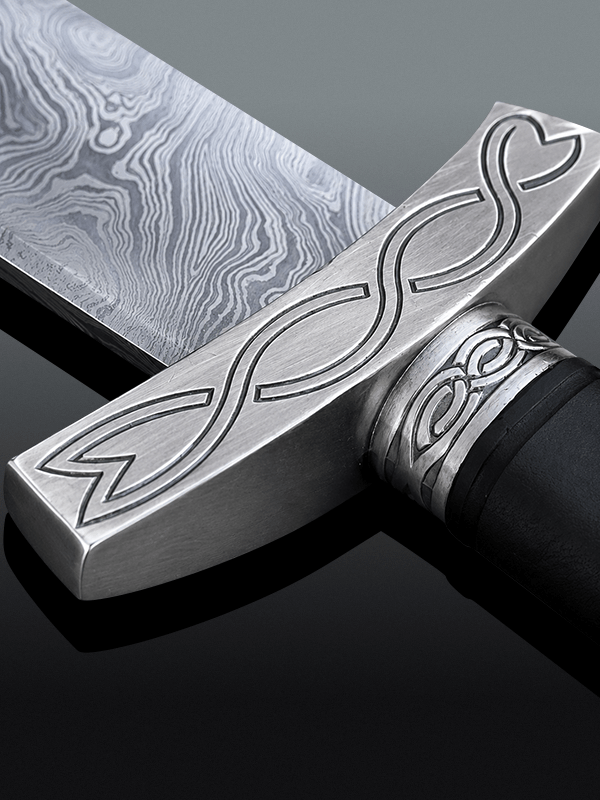 IMG 2 Handmade Viking Sword With Northmen Engraved Blade - Image 3