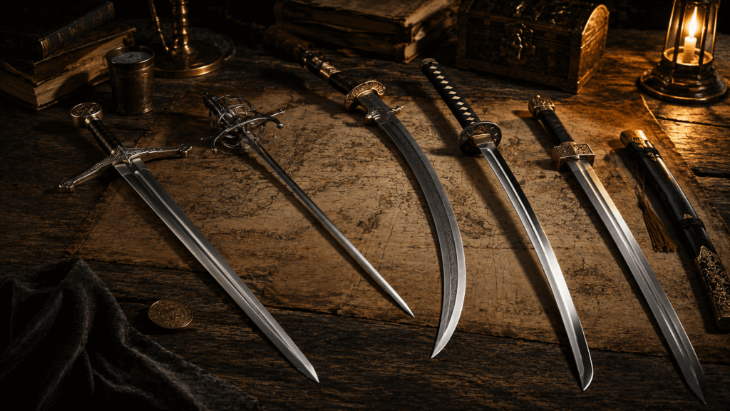 Sword Types Comparison Table